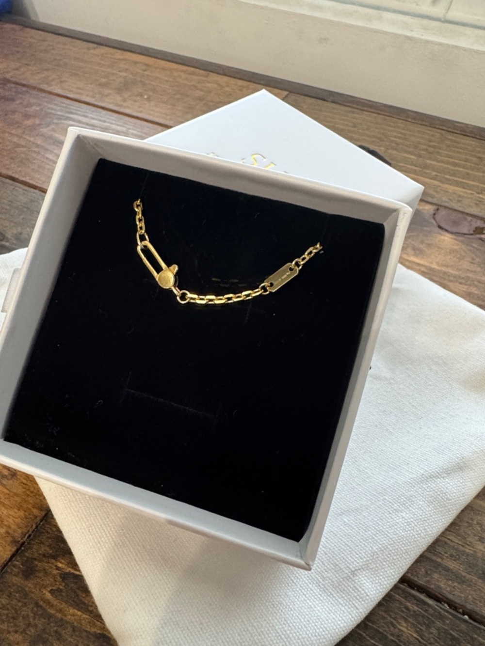 Original Gucci Tag Engraved Necklace